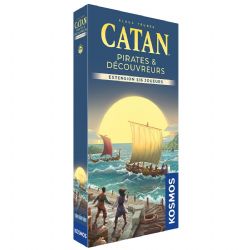 JEU CATAN - EXTENSION : PIRATES ET DÉCOUVREURS 5-6 JOUEURS